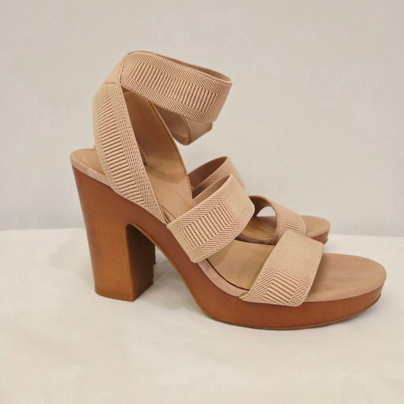 INC International Concepts Roesia Dress Stretch Sandals Pink size 8 - Picture 1 of 9